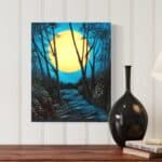 Painting Class – “Moonbeam Forest”