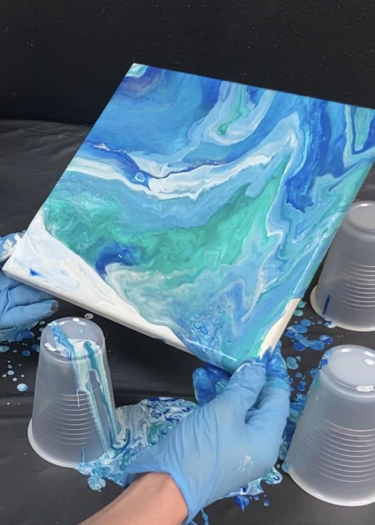 Canvas Paint & Sip: Acrylic Paint Pour