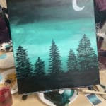 Painting Class – “Misty Forest”