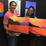 Adult Paint & Sip BYOB Party – “Tropical Sunset”